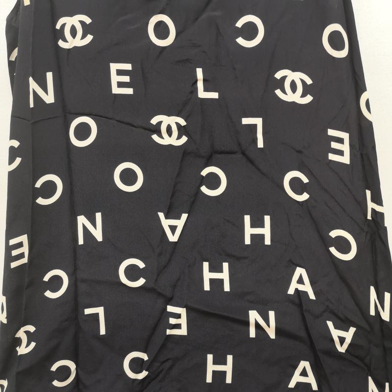 シャネル CHANEL シャツ、ブラウス 半袖 P07947V05558 97P ココロゴ シルク ノースリーブ ブラウス 40 黒 / ブラック / black レディース USED 古着 中古 50149901