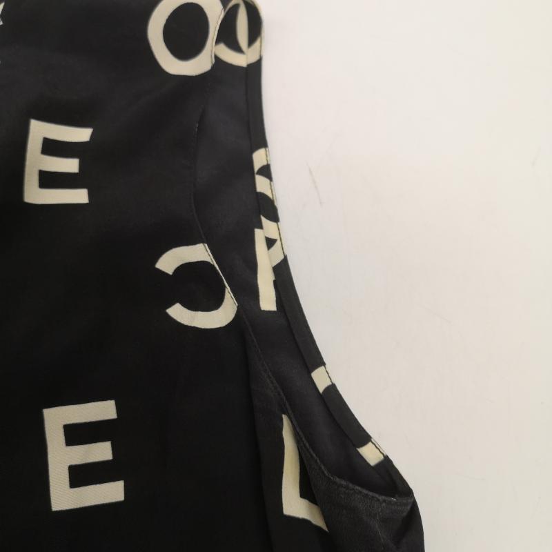 シャネル CHANEL シャツ、ブラウス 半袖 P07947V05558 97P ココロゴ シルク ノースリーブ ブラウス 40 黒 / ブラック / black レディース USED 古着 中古 50149901