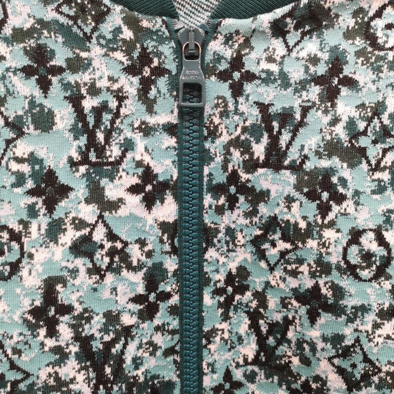 ルイヴィトン LOUIS VUITTON ジャケット、上着 ジャンパー、ブルゾン モノグラム ジップアップ ジャケット RM232M Z34 HPN35W XS 緑 / グリーン / green メンズ USED 古着 中古 50149909