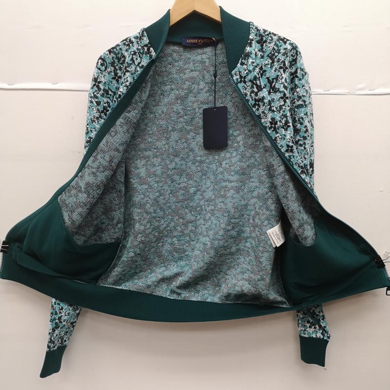 ルイヴィトン LOUIS VUITTON ジャケット、上着 ジャンパー、ブルゾン モノグラム ジップアップ ジャケット RM232M Z34 HPN35W XS 緑 / グリーン / green メンズ USED 古着 中古 50149909