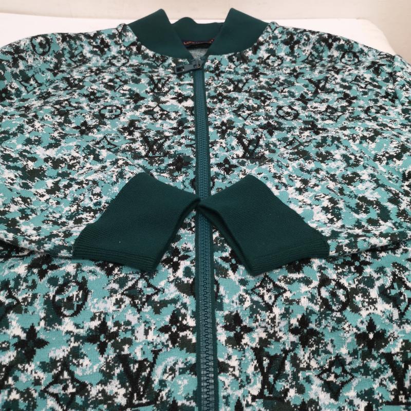 ルイヴィトン LOUIS VUITTON ジャケット、上着 ジャンパー、ブルゾン モノグラム ジップアップ ジャケット RM232M Z34 HPN35W XS 緑 / グリーン / green メンズ USED 古着 中古 50149909