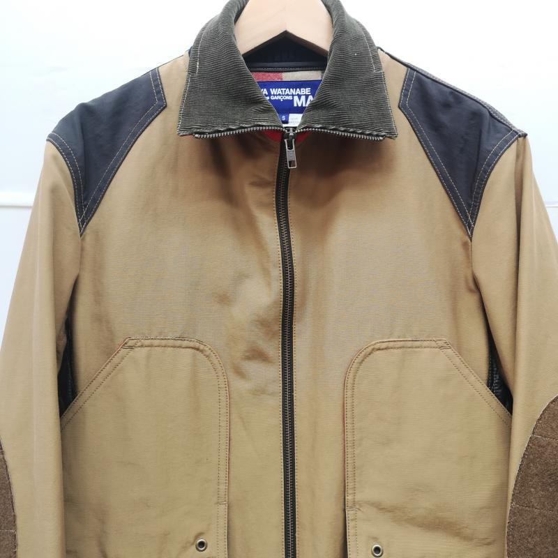 ジュンヤワタナベコムデギャルソンマン JUNYA WATANABE COMME des GARCONS MAN ジャケット、上着 ジャンパー、ブルゾン ad2009 ジップアップ ブルゾン S 茶 / ブラウン / brown メンズ USED 古着 中古 50149914