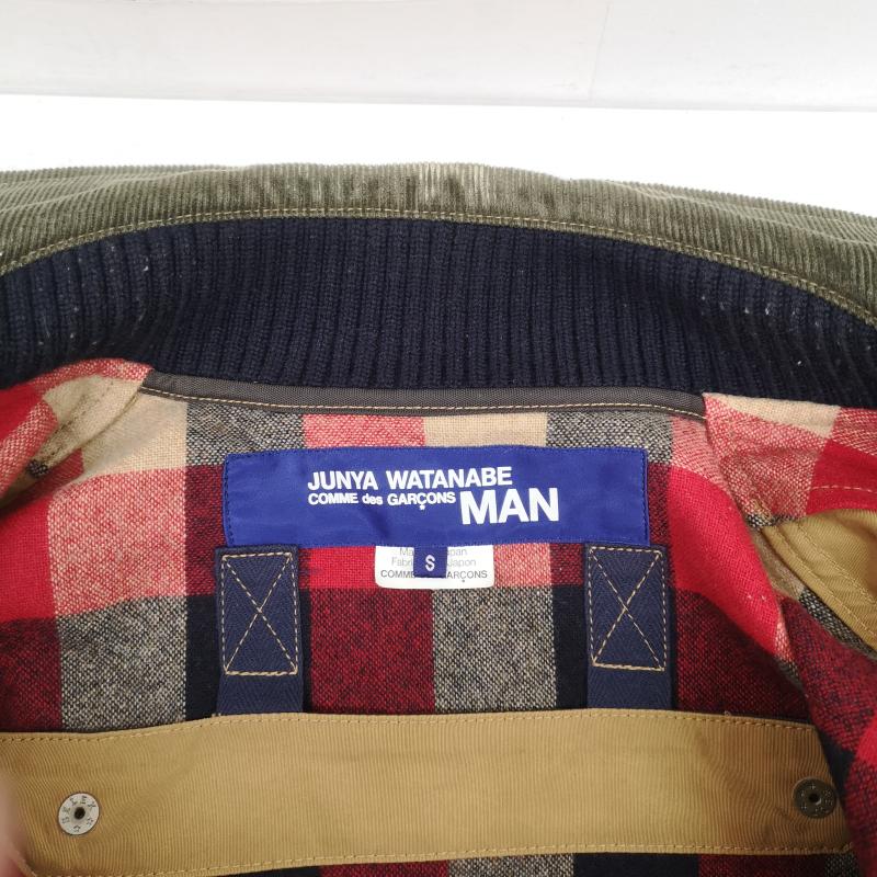 ジュンヤワタナベコムデギャルソンマン JUNYA WATANABE COMME des GARCONS MAN ジャケット、上着 ジャンパー、ブルゾン ad2009 ジップアップ ブルゾン S 茶 / ブラウン / brown メンズ USED 古着 中古 50149914