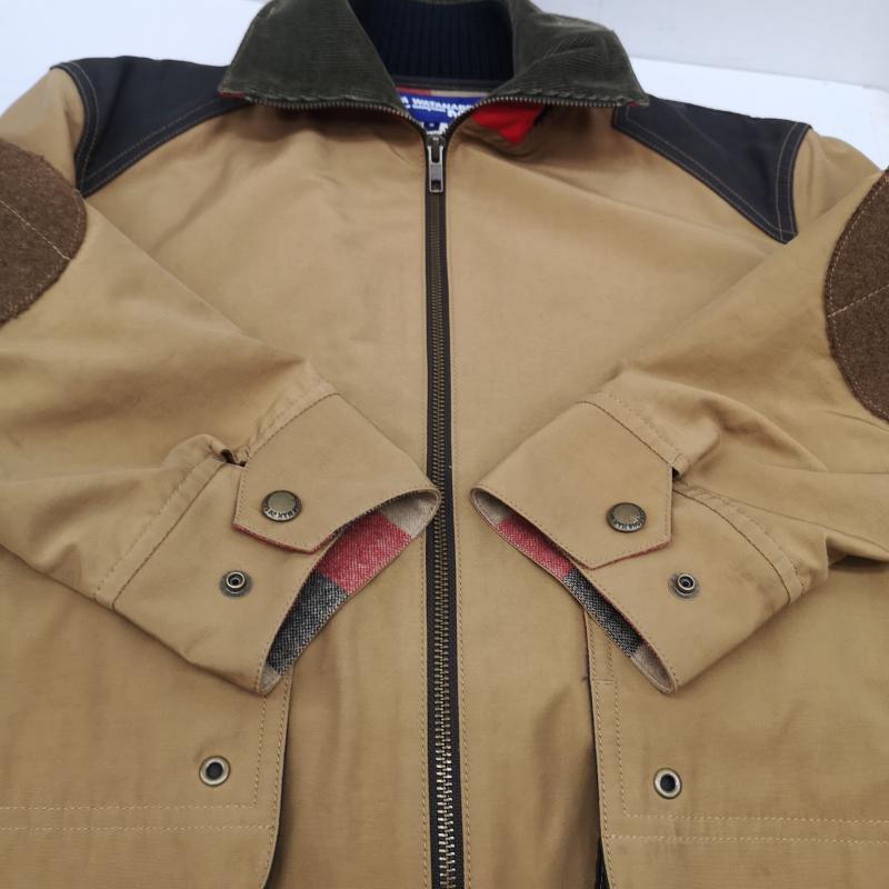 ジュンヤワタナベコムデギャルソンマン JUNYA WATANABE COMME des GARCONS MAN ジャケット、上着 ジャンパー、ブルゾン ad2009 ジップアップ ブルゾン S 茶 / ブラウン / brown メンズ USED 古着 中古 50149914