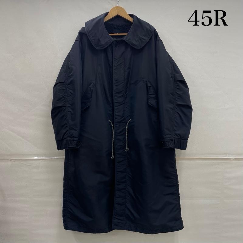 フォーティファイブ・アール 45R コート コート一般 ナイロン ボア 908 ダンボカラー コート 81220014 - 紺 / ネイビー / navy レディース USED 古着 中古 50149921