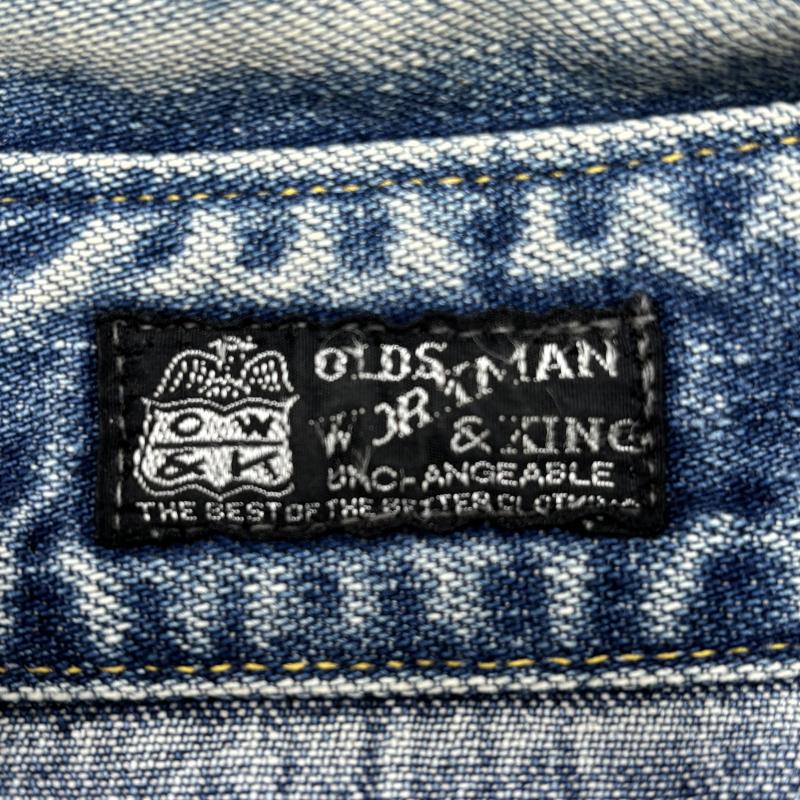エヴィス EVISU シャツ、ブラウス 長袖 インディゴデニムシャツ ウエスタンシャツ Lot 3401 スナップボタン 40 メンズ USED 古着 中古 50149957