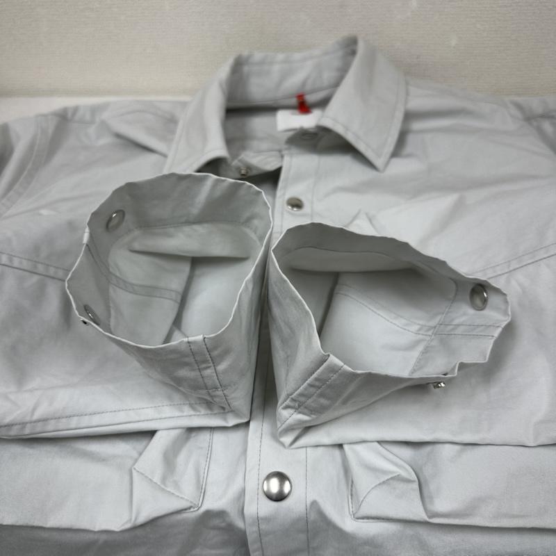 オーエーエムシー OAMC ジャケット、上着 ジャンパー、ブルゾン 22SS PUFF BLOUSON スナップ シャツ ジャケット OAMU602231 COT00729 S 白 / ホワイト / white メンズ USED 古着 中古 50149962