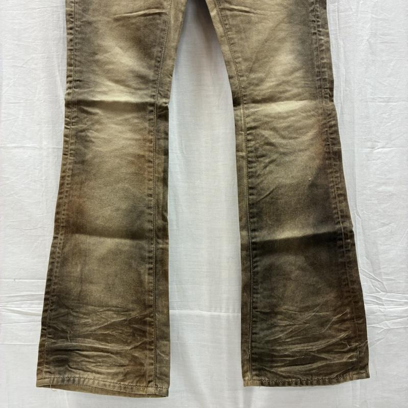 シウ゛ァーライズ CIVARIZE ボトムス ボトムス 製品染め ヒゲ フレア ダメージ スキニー パンツ グランジ Y2K 42 ダメージ加工 メンズ USED 古着 中古 50149970