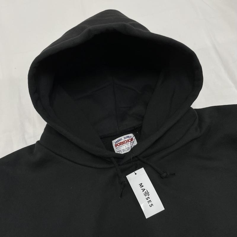 ＵＳＥＤ古着 USED/古着 パーカー 長袖 PORKCHOP GARAGE SUPPLY × MASSES ポークチョップ マシス POLAR BEAR P L 黒 / ブラック / black メンズ USED 古着 中古 50149974