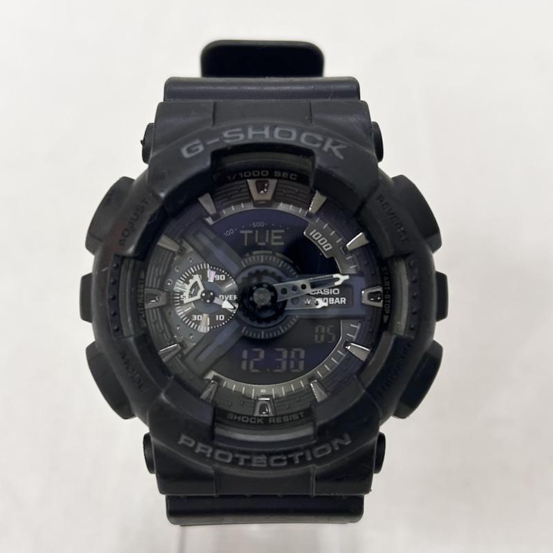 カシオ CASIO 腕時計 デジタル G-SHOCK 110シリーズ ブラック GA-110-1BJF - 黒 / ブラック / black メンズ USED 古着 中古 50149979