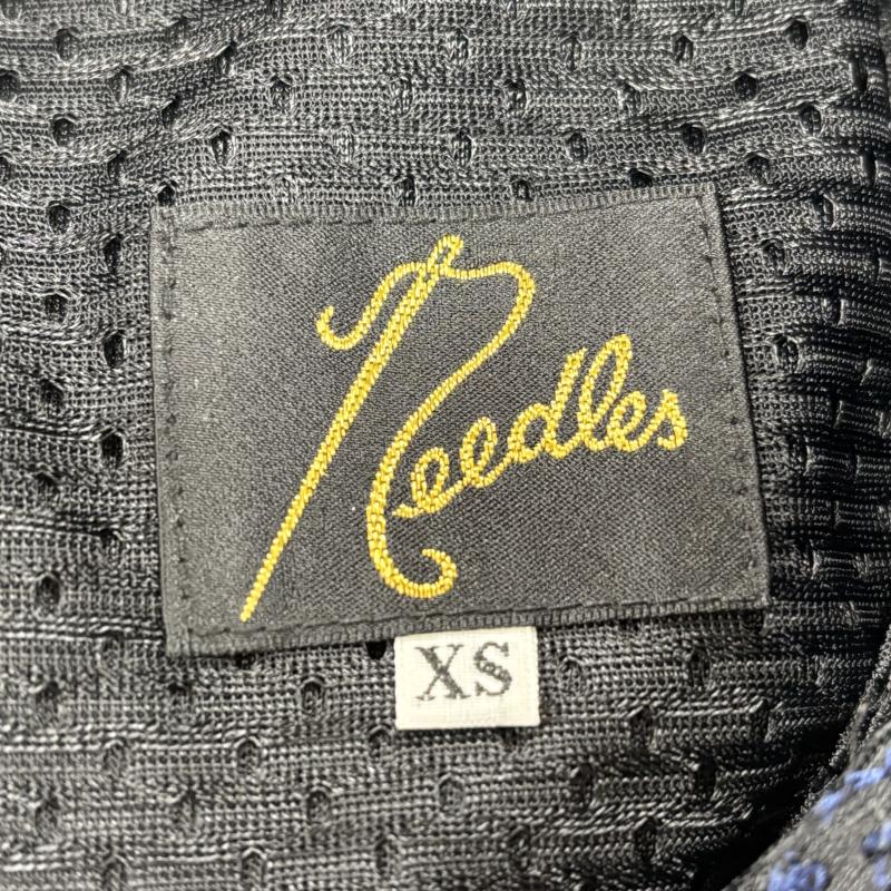 ニードルス Needles パンツ スラックス ブーツカット トラックパンツ FK195 蝶 刺繍 ゴムウエスト サイドライン ジップポケット XS 紺 / ネイビー / navy X 緑 / グリーン / green X 紫 / パープル / purple メンズ USED 古着 中古 50149980