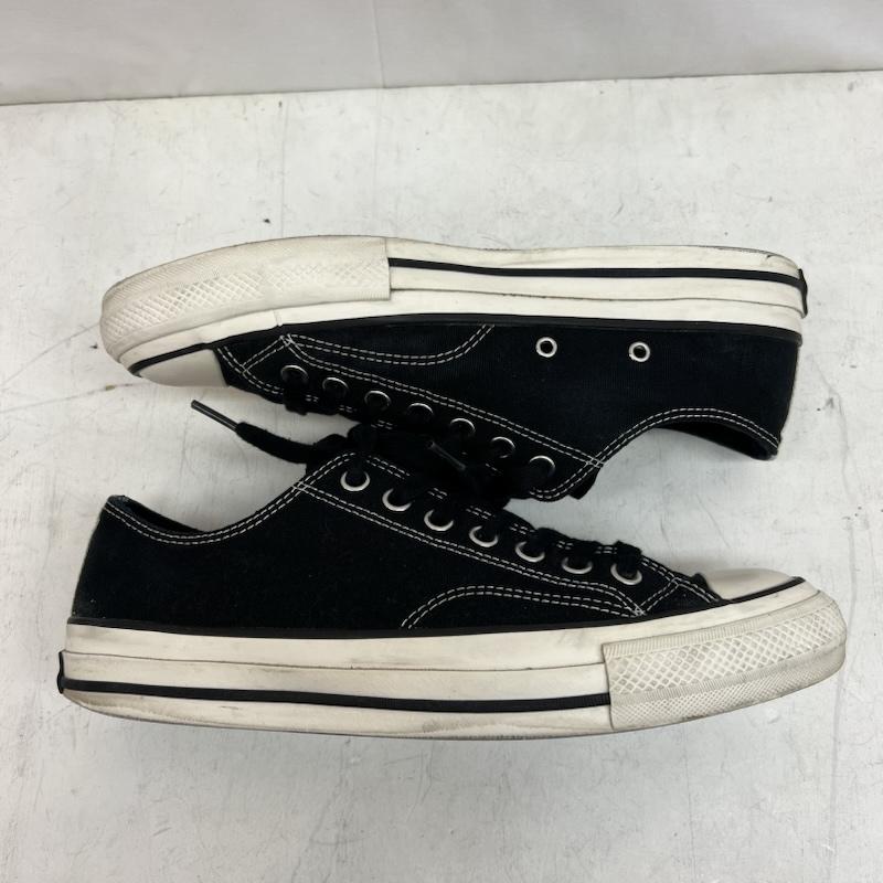 コンバースアディクト CONVERSE ADDICT スニーカー スニーカー CHUCK TAYLOR CANVAS OX 1AD989 チャックテイラー ビブラムソール 28.0cm 黒 / ブラック / black メンズ USED 古着 中古 50149998