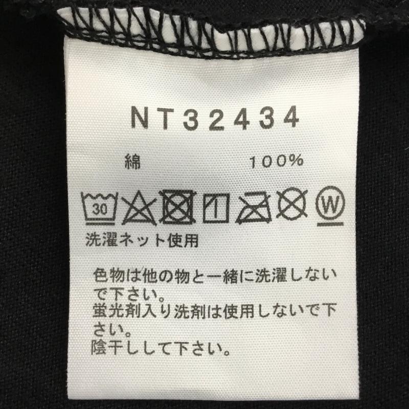 ザノースフェイス THE NORTH FACE Tシャツ 半袖 NT32434 XL ロゴ、文字 黒 / ブラック /  メンズ USED 古着 中古 10151129