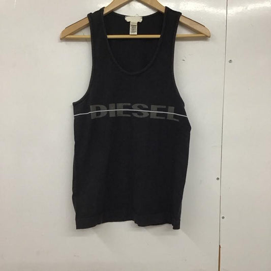 ディーゼル DIESEL タンクトップ タンクトップ M ロゴ、文字 黒 / ブラック /  メンズ USED 古着 中古 10140981