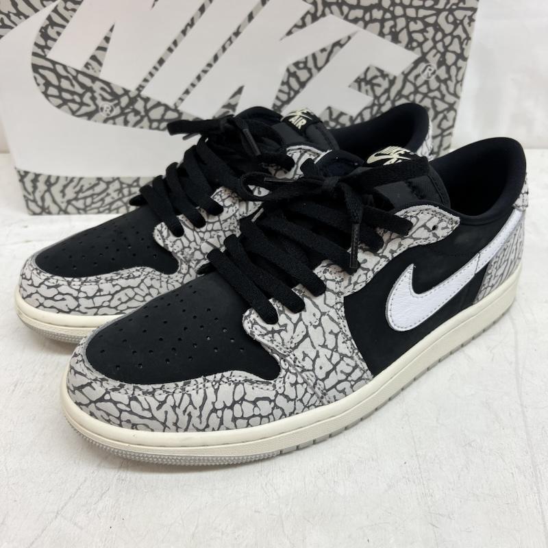 ナイキ NIKE スニーカー スニーカー AIR JORDAN 1 RETRO LOW OG エアジョーダン ロー ブラックセメント CZ0790-001 28.0cm メンズ USED 古着 中古 50150003