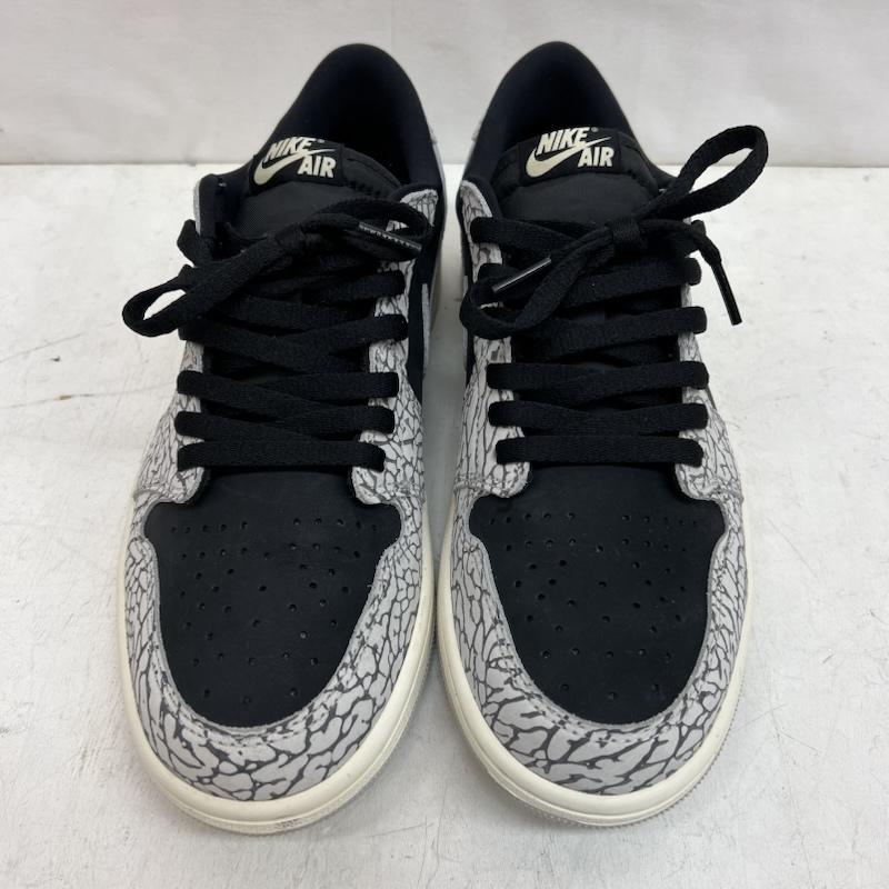ナイキ NIKE スニーカー スニーカー AIR JORDAN 1 RETRO LOW OG エアジョーダン ロー ブラックセメント CZ0790-001 28.0cm メンズ USED 古着 中古 50150003