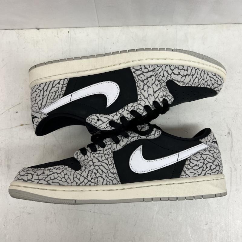 ナイキ NIKE スニーカー スニーカー AIR JORDAN 1 RETRO LOW OG エアジョーダン ロー ブラックセメント CZ0790-001 28.0cm メンズ USED 古着 中古 50150003