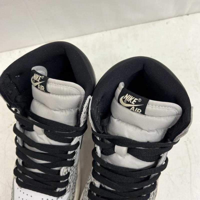 ナイキ NIKE スニーカー スニーカー AIR JORDAN 1 HIGH OG エアジョーダン ハイ ホワイト セメント DZ5485-052 28.0cm メンズ USED 古着 中古 50150004