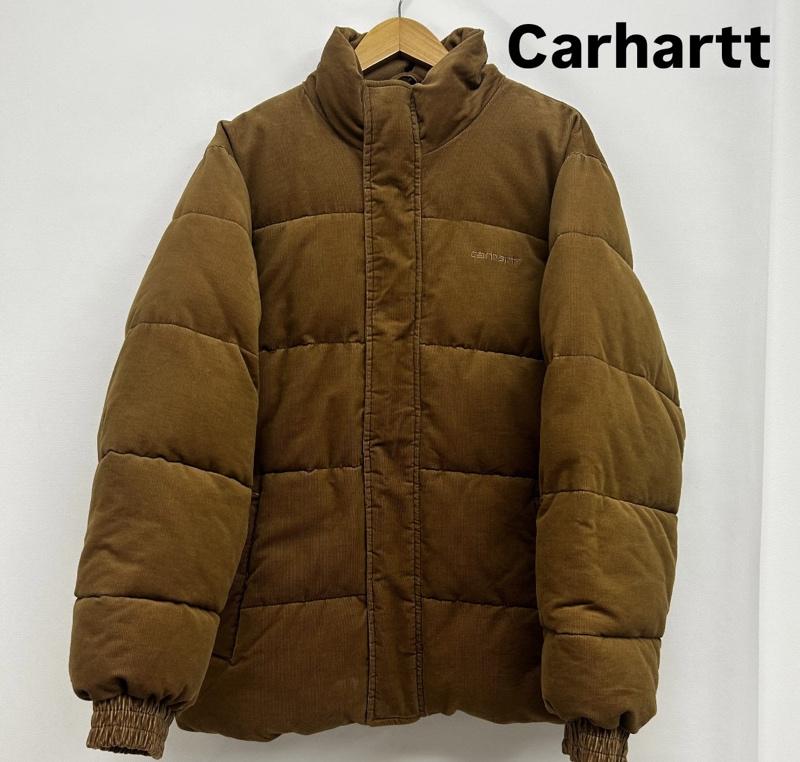 カーハート Carhartt ジャケット、上着 ジャンパー、ブルゾン 中綿ジャケット ワンポイントロゴ S ワンポイント キャメル / キャメル / メンズ USED 古着 中古 50150022