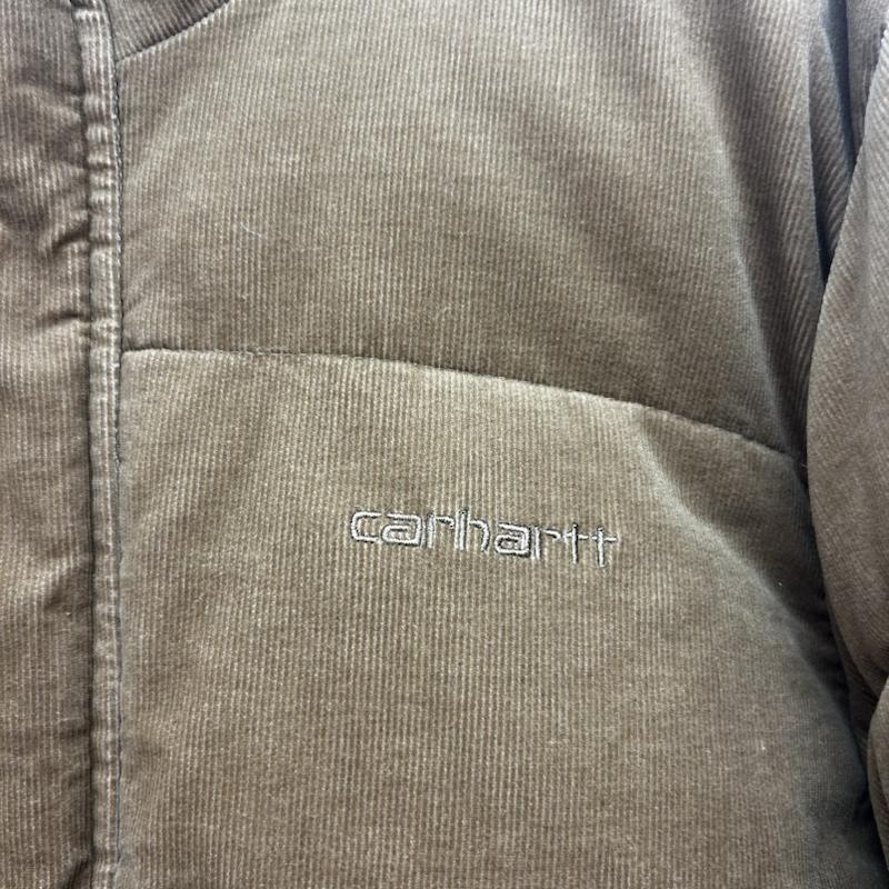 カーハート Carhartt ジャケット、上着 ジャンパー、ブルゾン 中綿ジャケット ワンポイントロゴ S ワンポイント キャメル / キャメル / メンズ USED 古着 中古 50150022