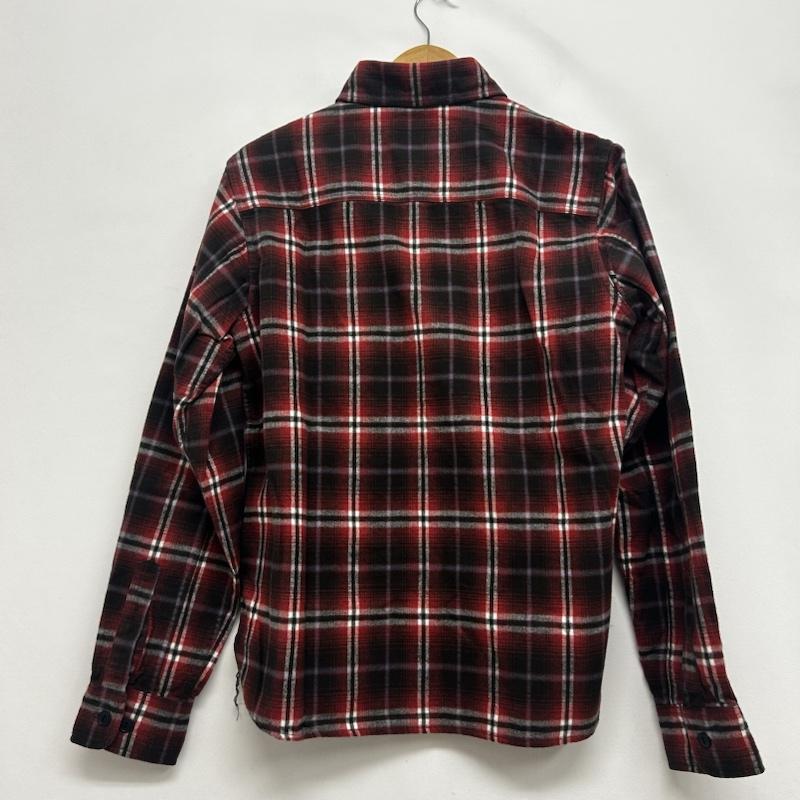 アベイシングエイプ A BATHING APE シャツ、ブラウス 長袖 長袖シャツ チェックシャツ S チェック 赤 / レッド / red メンズ USED 古着 中古 50150026