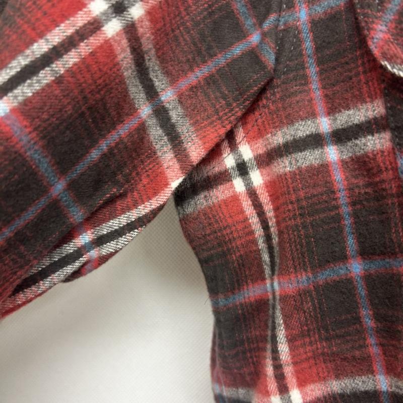 アベイシングエイプ A BATHING APE シャツ、ブラウス 長袖 長袖シャツ チェックシャツ S チェック 赤 / レッド / red メンズ USED 古着 中古 50150026