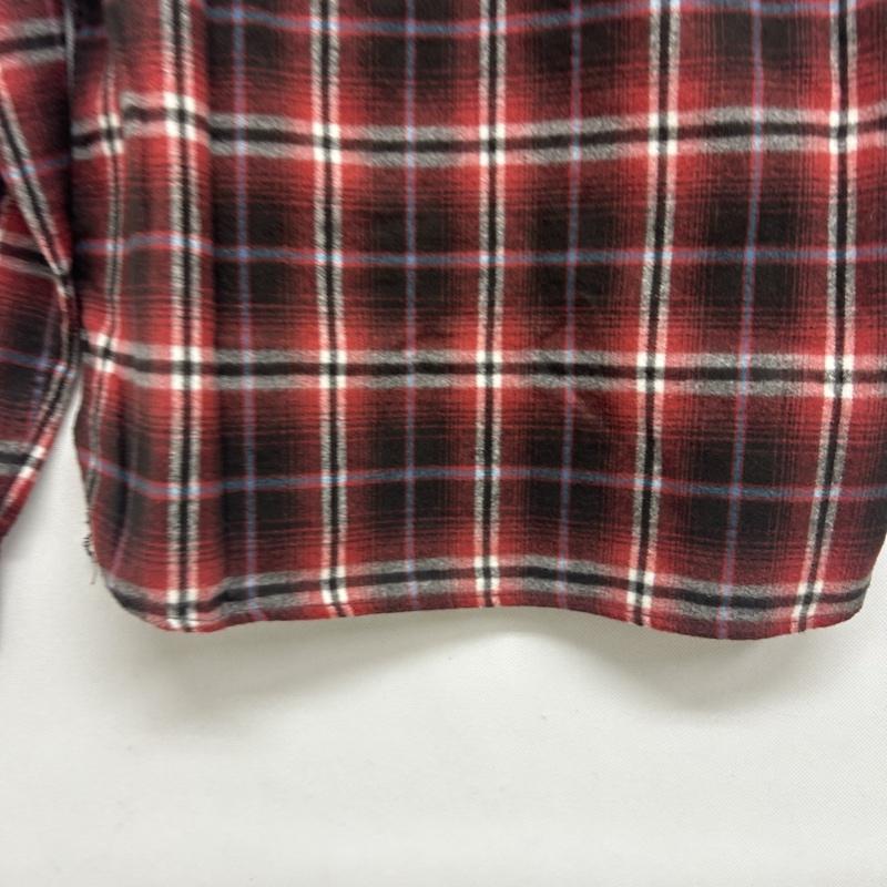 アベイシングエイプ A BATHING APE シャツ、ブラウス 長袖 長袖シャツ チェックシャツ S チェック 赤 / レッド / red メンズ USED 古着 中古 50150026