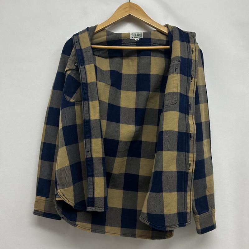 ジェラード JELADO シャツ、ブラウス 長袖 長袖シャツ チェック - チェック 青 / ブルー / blue X ベージュ / ベージュ / beige メンズ USED 古着 中古 50150027