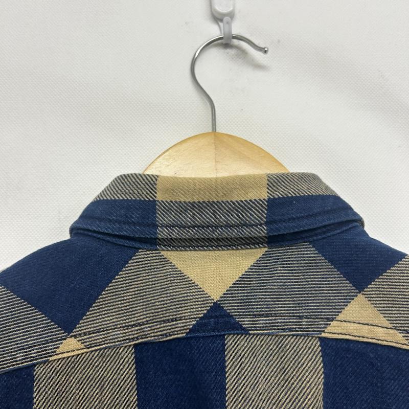 ジェラード JELADO シャツ、ブラウス 長袖 長袖シャツ チェック - チェック 青 / ブルー / blue X ベージュ / ベージュ / beige メンズ USED 古着 中古 50150027
