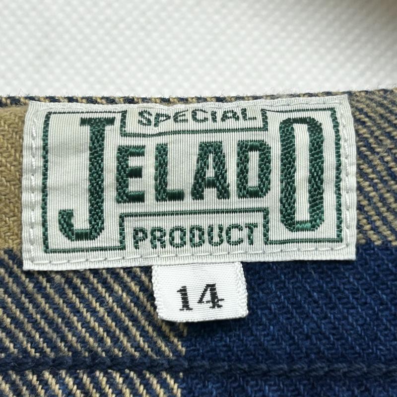 ジェラード JELADO シャツ、ブラウス 長袖 長袖シャツ チェック - チェック 青 / ブルー / blue X ベージュ / ベージュ / beige メンズ USED 古着 中古 50150027