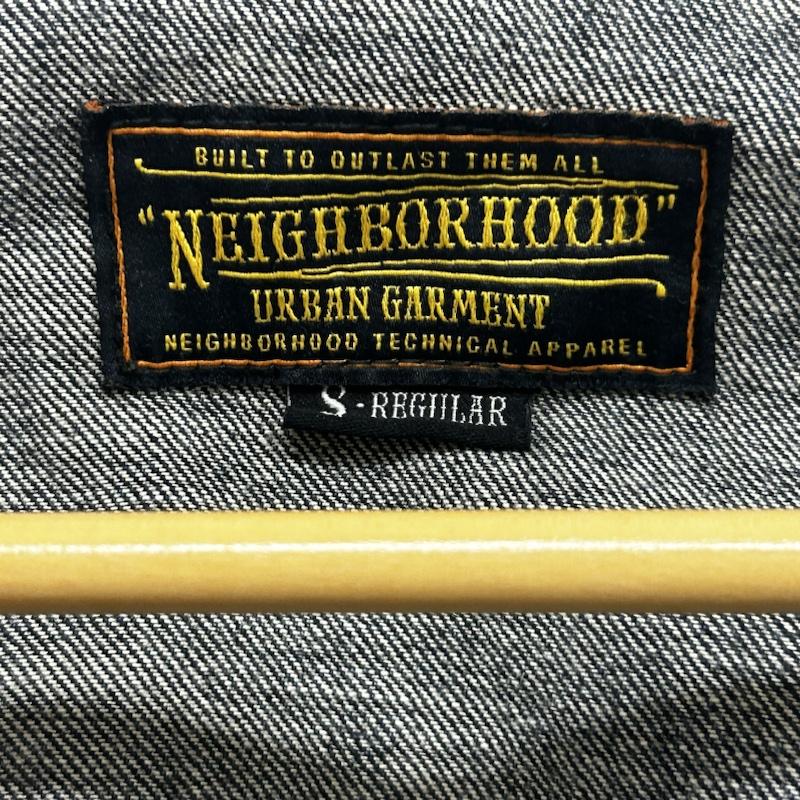 ネイバーフッド NEIGHBORHOOD ジャケット、上着 ジャケット、ブレザー デニムジャケット ワンポイントロゴ WASHED STOCKMAN S ワンポイント 紺 / ネイビー / navy メンズ USED 古着 中古 50150032