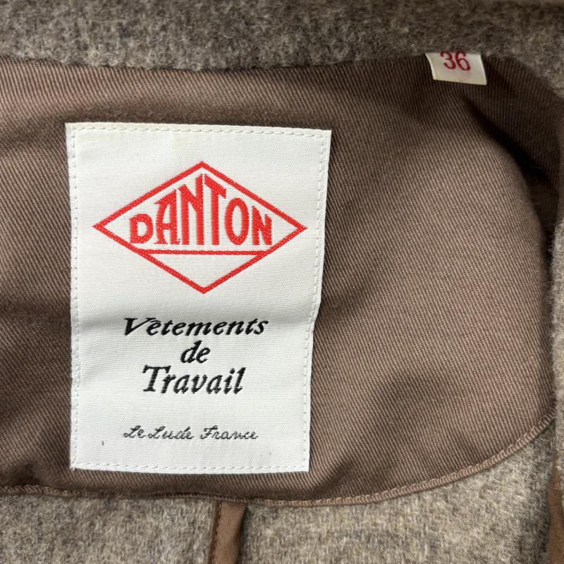 ダントン Danton コート コート一般 ウールコート スタンカラー ロング DT-A0011 WLP 36 ベージュ / ベージュ / beige メンズ USED 古着 中古 50150036