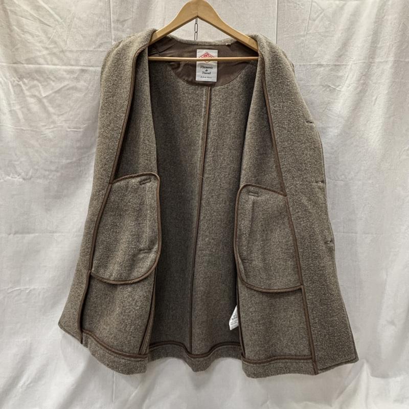 ダントン Danton コート コート一般 ウールコート スタンカラー ロング DT-A0011 WLP 36 ベージュ / ベージュ / beige メンズ USED 古着 中古 50150036