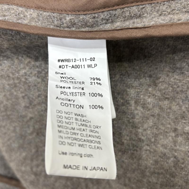 ダントン Danton コート コート一般 ウールコート スタンカラー ロング DT-A0011 WLP 36 ベージュ / ベージュ / beige メンズ USED 古着 中古 50150036