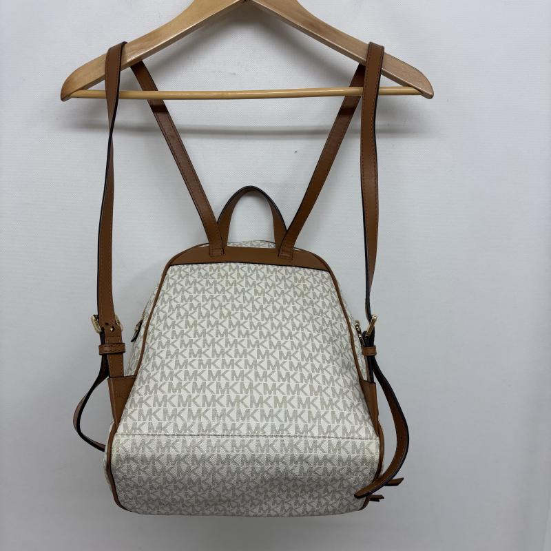マイケルコース MICHAEL KORS リュックサック、デイパック リュックサック、デイバッグ リュック PVC 30S7GEZB1B VANILLA ホワイト - レディース USED 古着 中古 50150039
