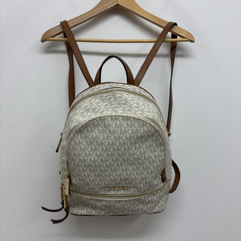 マイケルコース MICHAEL KORS リュックサック、デイパック リュックサック、デイバッグ リュック PVC 30S7GEZB1B VANILLA ホワイト - レディース USED 古着 中古 50150039