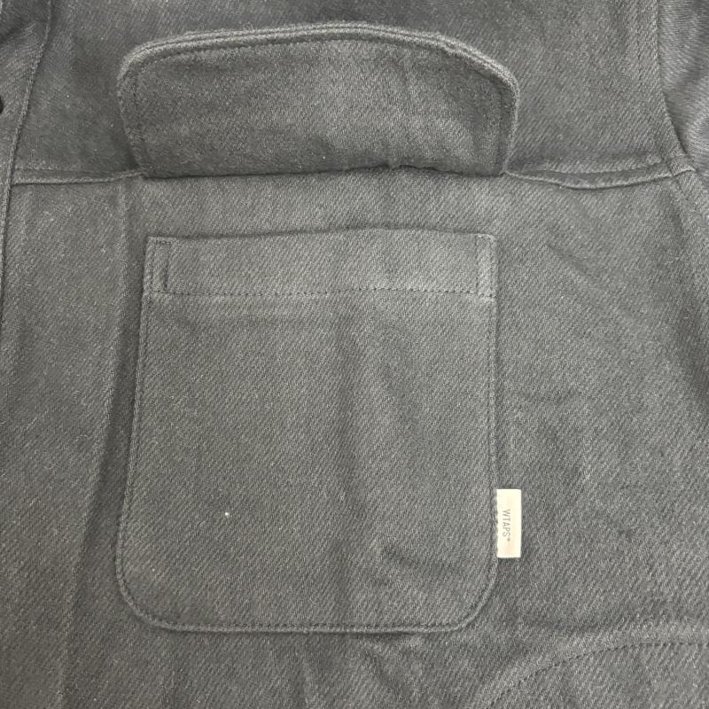 ダブルタップス WTAPS シャツ、ブラウス 長袖 ロングスリーブシャツ フランネル 221WVDT-SHM05 オーバーサイズシルエット 1 紺 / ネイビー / navy メンズ USED 古着 中古 50150050