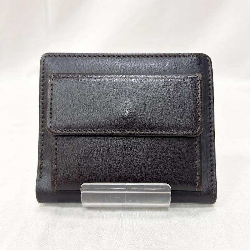 ホワイトハウスコックス WHITE HOUSE COX 財布 二つ折り 1958NOTECASE 二つ折り財布 コンパクトウォレット レザー ブラウン イングランド製 - 無地 茶 / ブラウン / brown メンズ USED 古着 中古 50150063