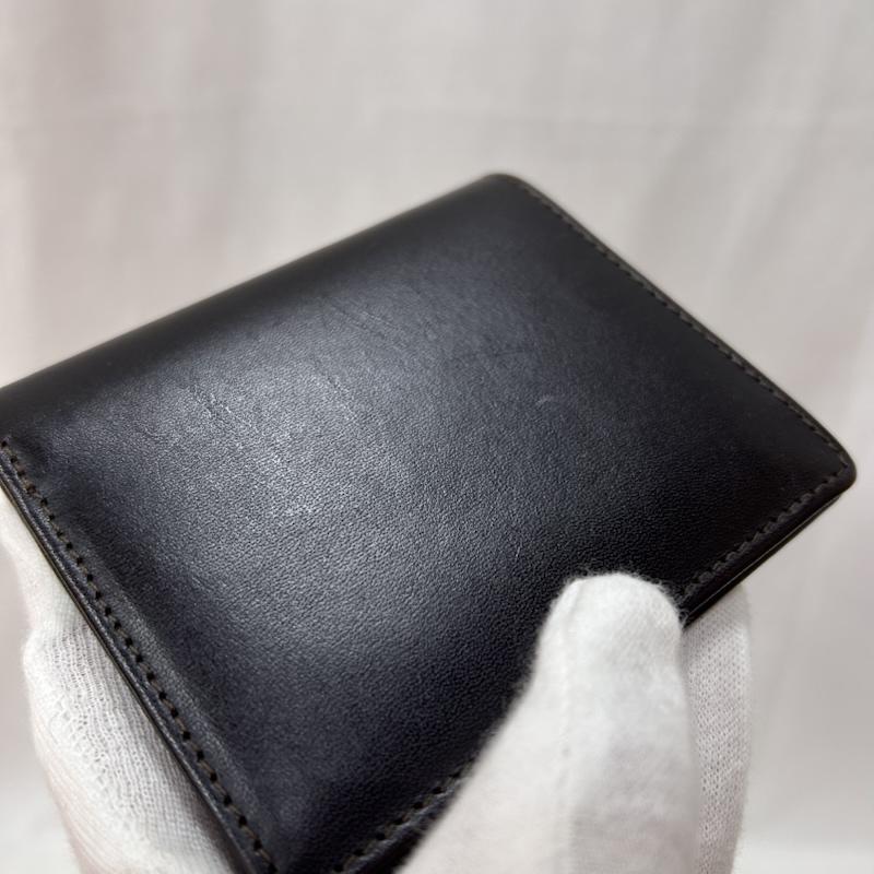 ホワイトハウスコックス WHITE HOUSE COX 財布 二つ折り 1958NOTECASE 二つ折り財布 コンパクトウォレット レザー ブラウン イングランド製 - 無地 茶 / ブラウン / brown メンズ USED 古着 中古 50150063