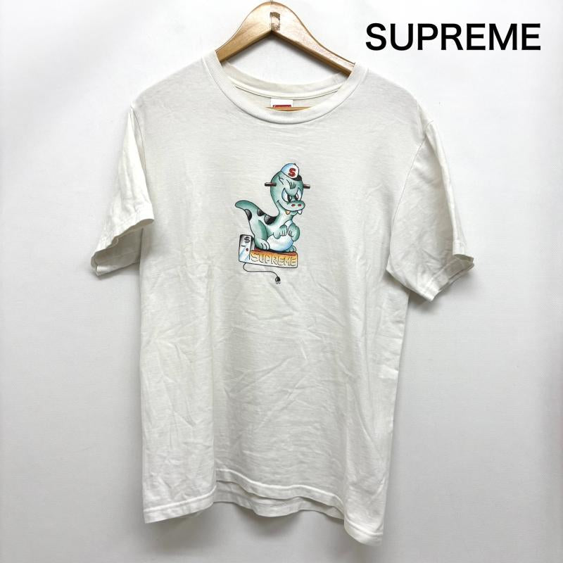 シュプリーム Supreme Tシャツ 半袖 Tシャツ 20SS Dinosaur Tee ダイナソー キャラクターT S 白 / ホワイト / white メンズ USED 古着 中古 50150065