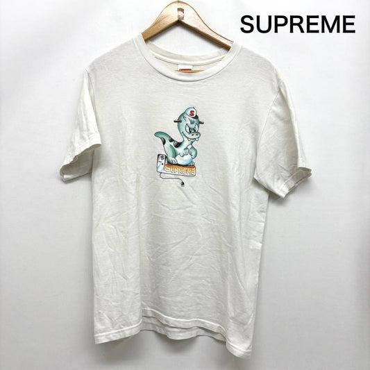 シュプリーム Supreme Tシャツ 半袖 Tシャツ 20SS Dinosaur Tee ダイナソー キャラクターT S 白 / ホワイト / white メンズ USED 古着 中古 50150065