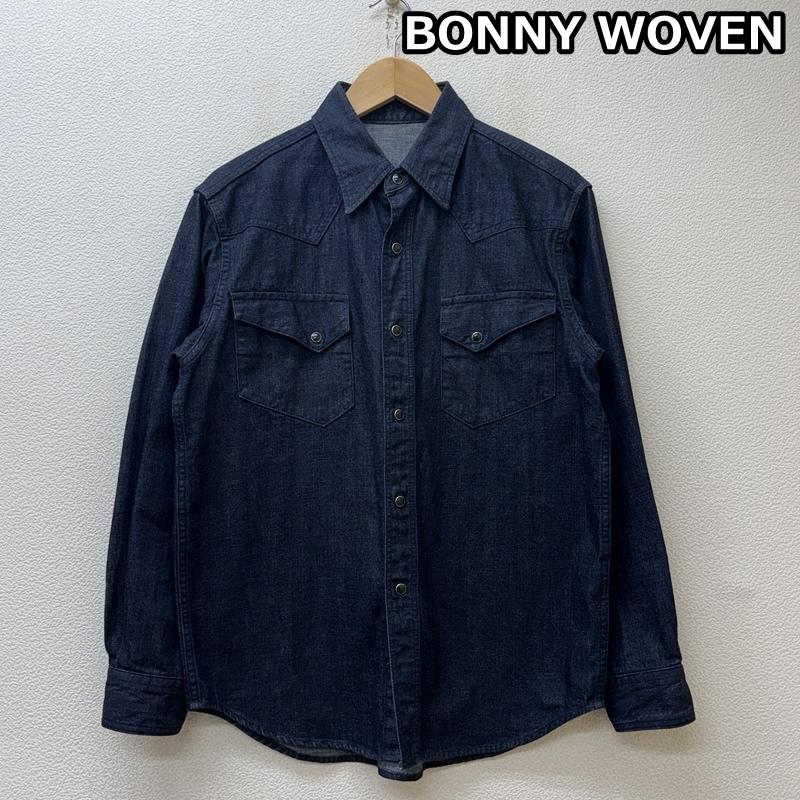 古着 USED シャツ、ブラウス 長袖 BONNY WOVEN ボニーウーヴン デニム ウエスタン シャツ 日本製 BW-013-02 FREE インディゴ / インディゴ / Indigo レディース USED 古着 中古 50150070