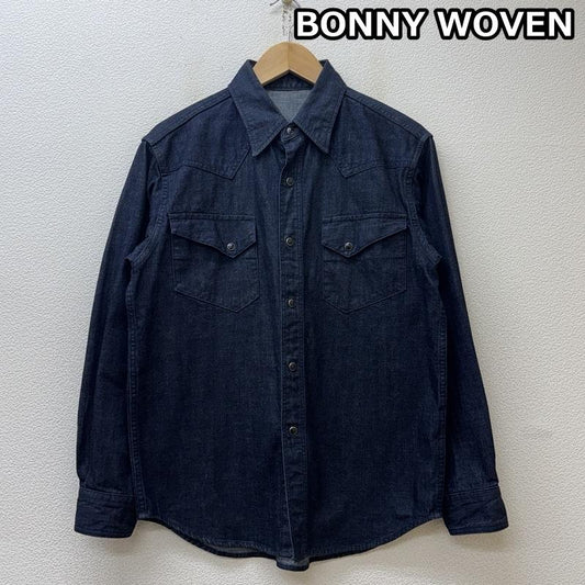 古着 USED シャツ、ブラウス 長袖 BONNY WOVEN ボニーウーヴン デニム ウエスタン シャツ 日本製 BW-013-02 FREE インディゴ / インディゴ / Indigo レディース USED 古着 中古 50150070