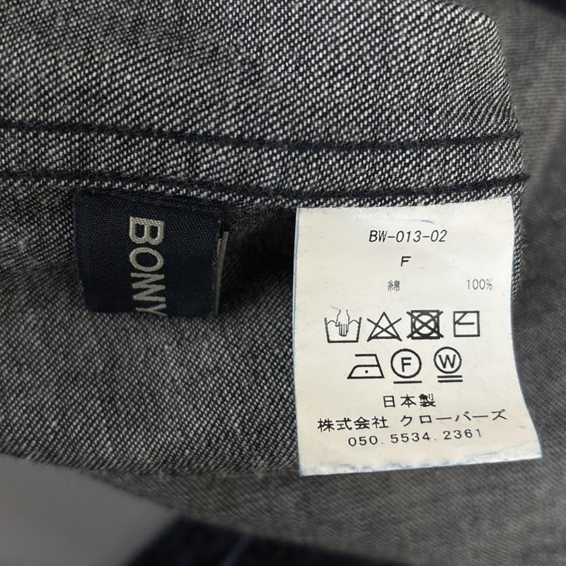 古着 USED シャツ、ブラウス 長袖 BONNY WOVEN ボニーウーヴン デニム ウエスタン シャツ 日本製 BW-013-02 FREE インディゴ / インディゴ / Indigo レディース USED 古着 中古 50150070