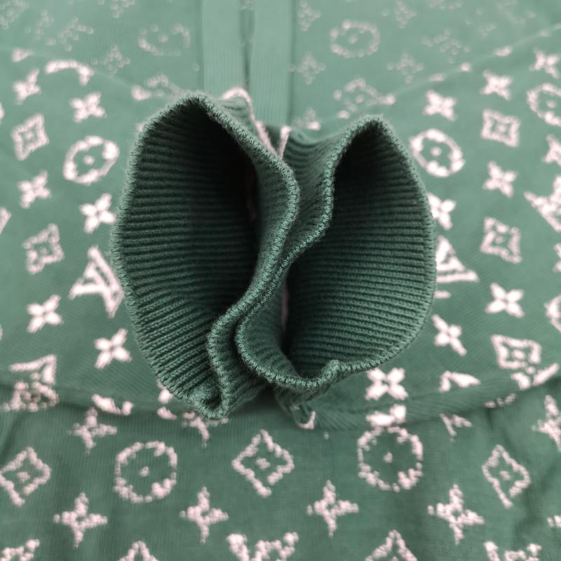 ルイヴィトン LOUIS VUITTON パーカー 長袖 23AW RM232Q USO HNN45W モノグラム グラディエント ニット パーカー XS 緑 / グリーン / green メンズ USED 古着 中古 50150093