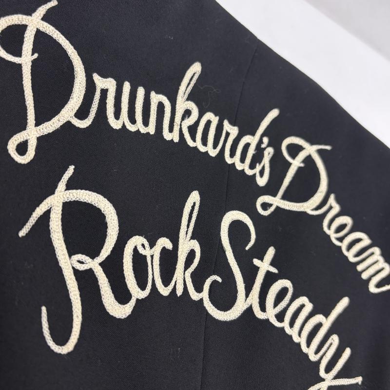 ワコマリア WACKO MARIA ベスト ベスト ベスト DRUNKARD S DREAM ROCK STEADY 刺繍 09AW-VES-19 S 黒 / ブラック / black メンズ USED 古着 中古 50150095