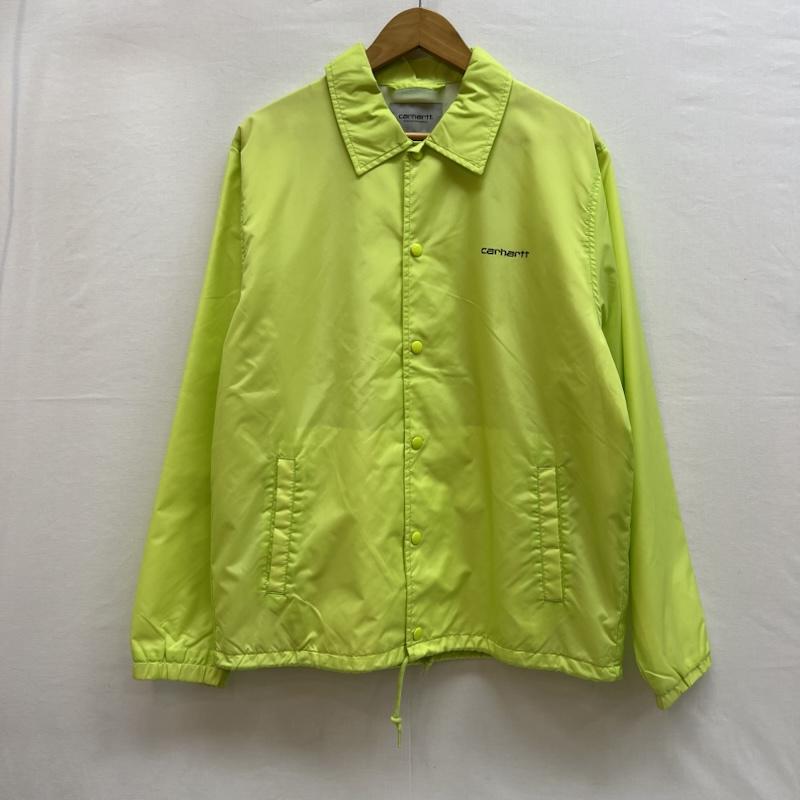 カーハート ダブリューアイピー Carhartt WIP ジャケット、上着 ジャンパー、ブルゾン ロゴ プリント コーチジャケット M 黄 / イエロー / yellow メンズ USED 古着 中古 50150103