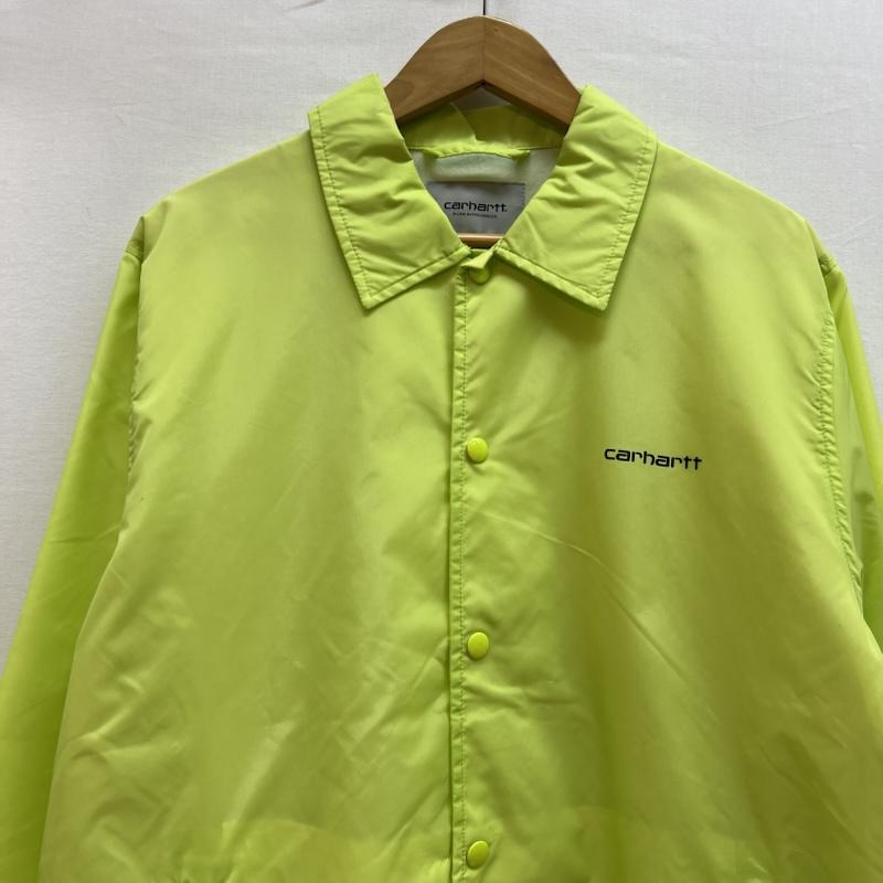 カーハート ダブリューアイピー Carhartt WIP ジャケット、上着 ジャンパー、ブルゾン ロゴ プリント コーチジャケット M 黄 / イエロー / yellow メンズ USED 古着 中古 50150103