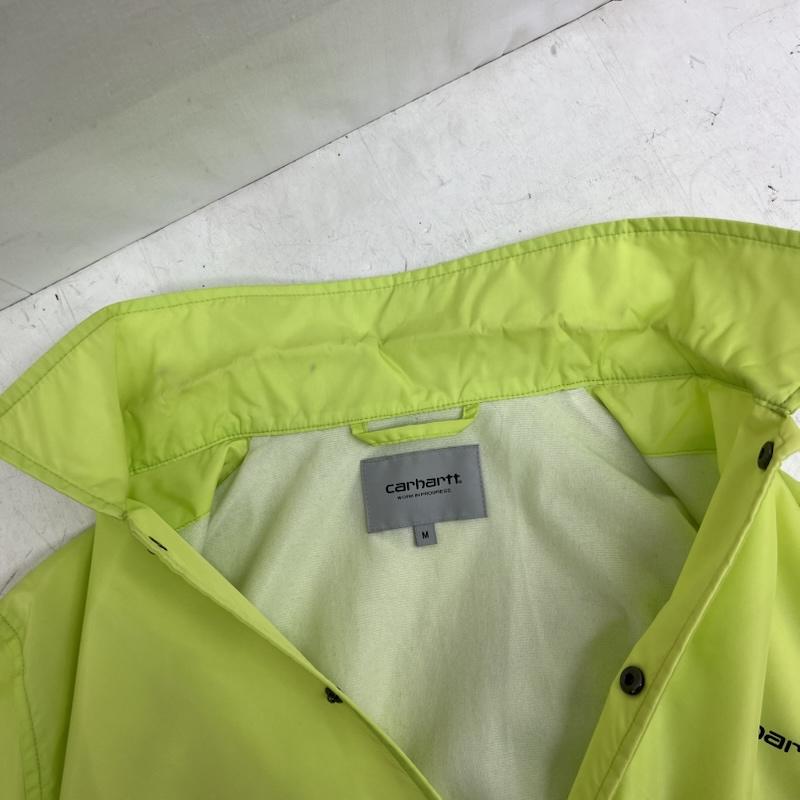 カーハート ダブリューアイピー Carhartt WIP ジャケット、上着 ジャンパー、ブルゾン ロゴ プリント コーチジャケット M 黄 / イエロー / yellow メンズ USED 古着 中古 50150103