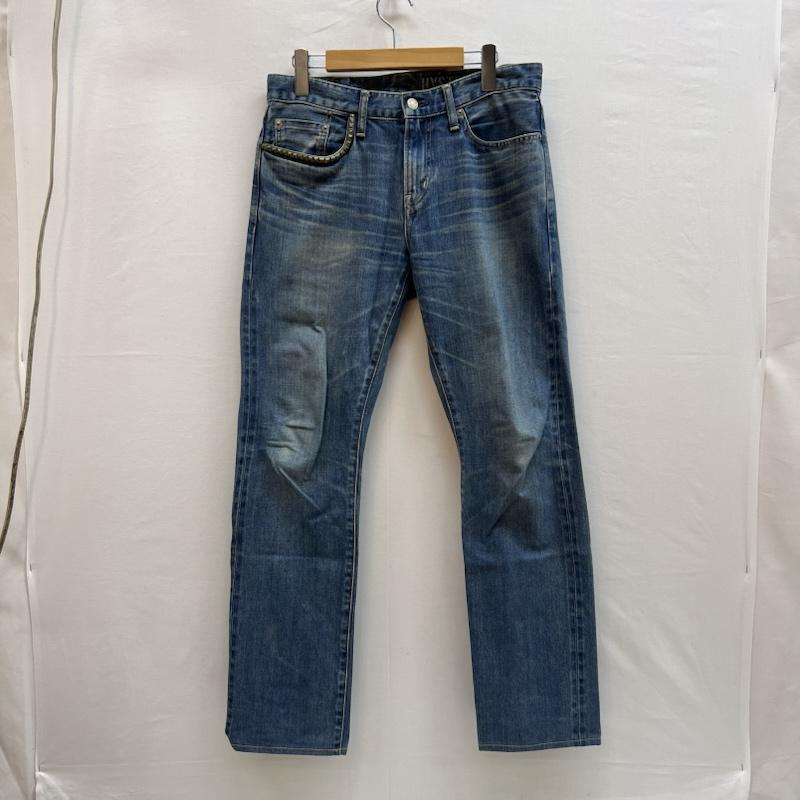 ヒステリックグラマー HYSTERIC GLAMOUR パンツ デニム、ジーンズ SP加工 スリムストレート スタッズ デニムパンツ 02213AP13 30インチ メンズ USED 古着 中古 50150105